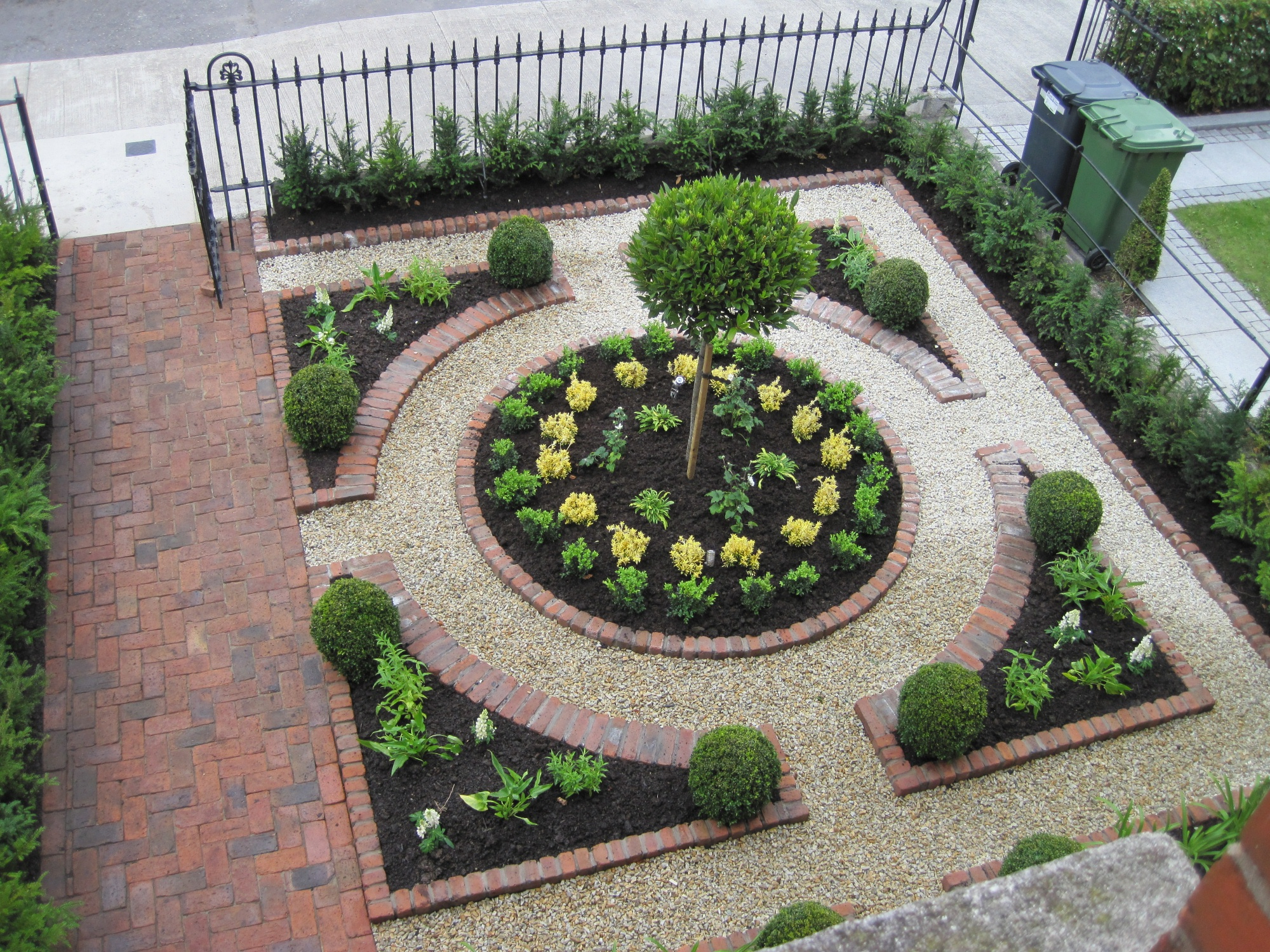 A Small Garden Victory, a Formal Plan - Making it Lovely