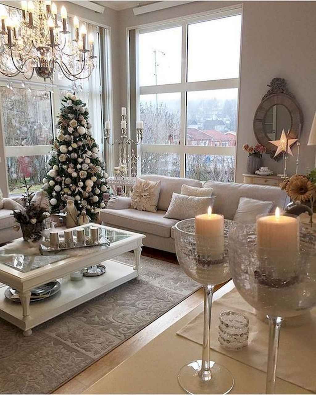 08 amazing christmas apartment decorating ideas | Christmas living